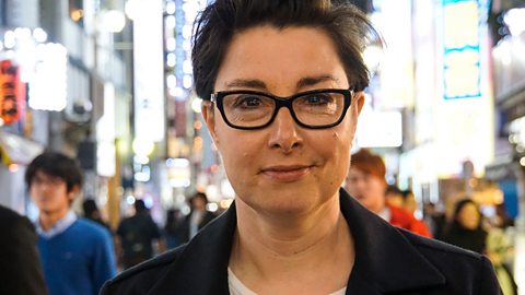 Sue Perkins, host of the miniseries Japan